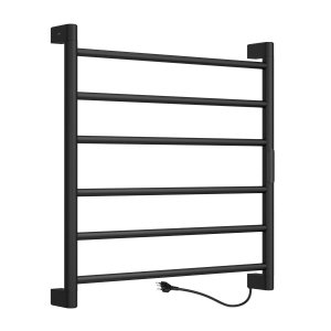 Toalheiro Térmico de Parede 2044.bl110d.aqc.mt 110v Black Matte Preto Deca