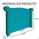 Ver imagem 3 de Cabeceira de Cama Box Estofada Sienna 140 Cm Casal Suede