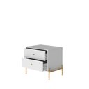 Ver imagem 4 de Mesa de Cabeceira 2 Gavetas Jasper