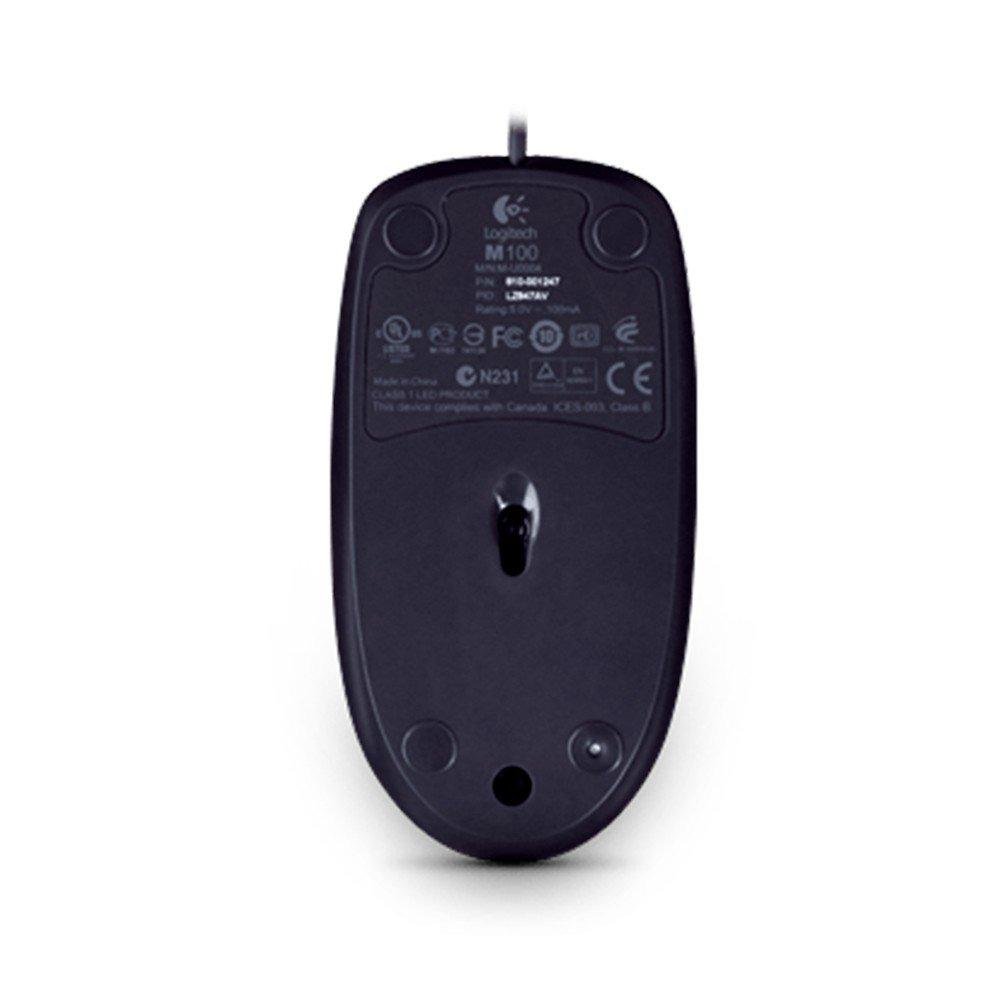 Mouse Usb Optico M100 Preto 910-003241 Logitech - 2