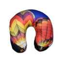 Ver imagem 3 de Kit Almofada Travesseiro Encosto Pescoço + Máscara Multicolorido Balões