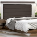 Ver imagem 5 de Cabeceira Decorativa 1,60M Queen Size Guess Suede Café - Gran Belo