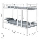 Ver imagem 4 de Beliche de Aço Tubular Reforçado Monaco Branco