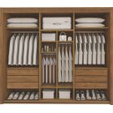 Ver imagem 2 de Guarda Roupa Casal com Espelho 3 Portas 6 Gavetas - Palissy - Móveis Bettio