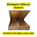 Ver imagem 4 de Box Baú Casal Bipartido 69 Blindado na Chapa de Madeira - Linhão - Turim Petróleo