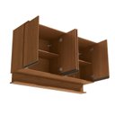 Ver imagem 4 de Armário Aéreo 4 Portas 165cm com LED Fita Linha Liga Modulado
