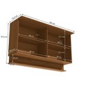 Ver imagem 2 de Armário Aéreo 4 Portas 165cm com LED Fita Linha Liga Modulado