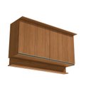Ver imagem 1 de Armário Aéreo 4 Portas 165cm com LED Fita Linha Liga Modulado