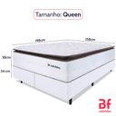 Ver imagem 6 de Cama Box Queen Colchão Molas Ensacadas com Pillow Top Extra Conforto 158x198x72cm Premium Sleep Bf C