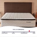 Ver imagem 7 de Cama Box Queen Colchão Molas Ensacadas com Pillow Top Extra Conforto 158x198x72cm Premium Sleep Bf C