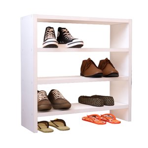 Sapateira Branco Mdf Chão 60cm Sapatos Organização Casa