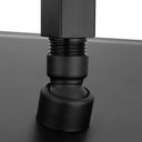 Ver imagem 6 de Ducha Chuveiro Slim Preto Quadrado Metal 20x20 Braço De Teto