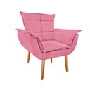 Ver imagem 1 de Poltrona Opala GatMagazine-Suede Rosa