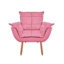 Ver imagem 2 de Poltrona Opala GatMagazine-Suede Rosa