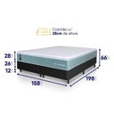 Ver imagem 5 de Cama Box Lagos Molas Ensacadas Queen 158x198 King House