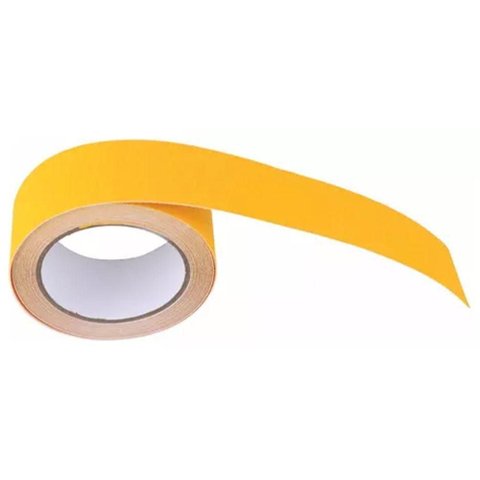 Fita Antiderrapante 5 Metros Sinalizadora Chao Escada Degraus Laranja