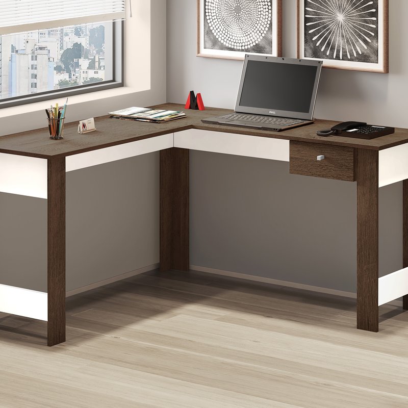ESCRIVANINHA MESA OFFICE DE CANTO PARA ESCRITÓRIO CASTANHO BRANCO ...