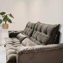 Ver imagem 1 de Sofá Retrátil e Reclinável Ipanema 1,50m com 1,60m de Abertura em Tecido Veludão - Montagem Inclusa