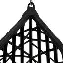 Ver imagem 5 de Cadeira Balanço Ninho Suspenso Gota Tramado C- Almofada Acesse Móveis Preto C- Branco Gelo