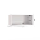 Ver imagem 5 de Armário Aéreo Celeste Kappesberg 100% Mdf 1 Porta Basculante Branco 80cm