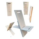 Ver imagem 2 de Cadeira Banco Viking Campig Pesca Desmontável Madeira