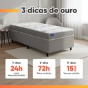 Ver imagem 7 de Colchão Solteiro Probel Espuma D33 88x188x14 Night Day a Vácuo Branco/Cinza
