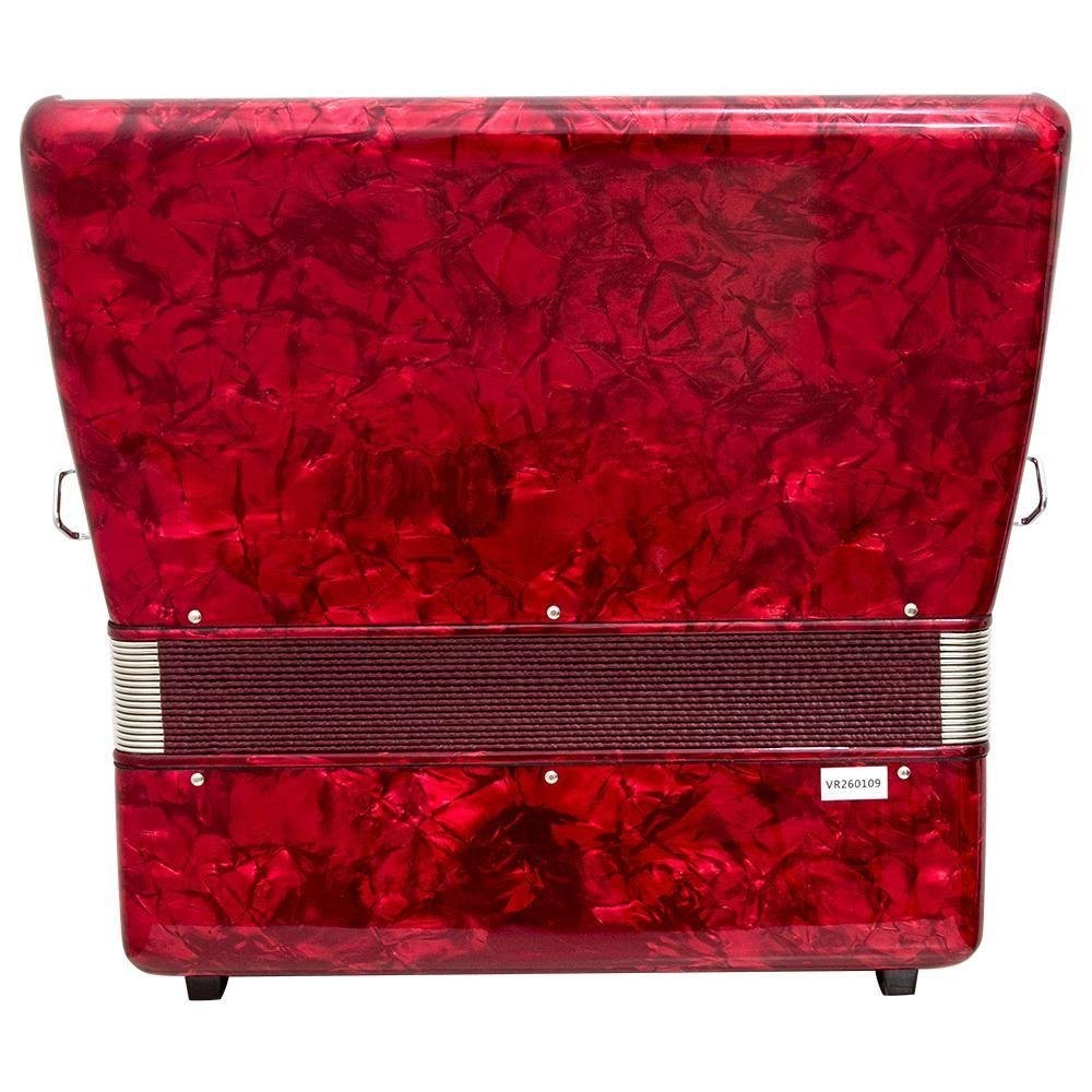 Acordeon 48 Baixos 34 Teclas Ta 4805 Vermelho Thommasi [f097] - 4
