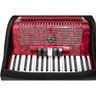 Acordeon 48 Baixos 34 Teclas Ta 4805 Vermelho Thommasi [f097] - 2