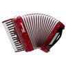 Acordeon 48 Baixos 34 Teclas Ta 4805 Vermelho Thommasi [f097] - 1