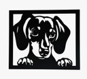Ver imagem 1 de Cãozinho na Janela - Decoração:preto