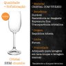Jogo 6 Taças de Vinho Cristal Titânio Bohemia Forum 110ml - 2
