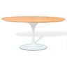 Mesa Saarinen Oval Freijó 120x80cm - Base Branca mgsaarinen - 1