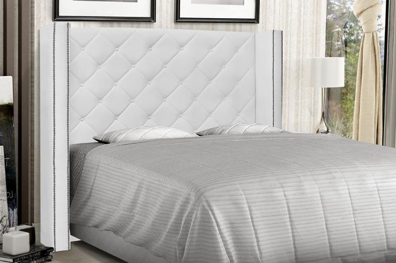 Cabeceira Vicenza Corano Branco King 195cm - Spezzia - 2