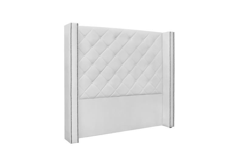 Cabeceira Vicenza Corano Branco King 195cm - Spezzia - 1
