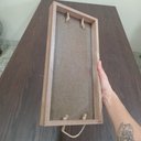 Ver imagem 5 de Bandeja Decorativa para Servir Home&co Retangular Mdf 20x40x4cm Bege