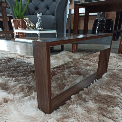 Mesa de Centro Espelhada Fênix MD Demoglass C100 X A30 X L60 - 2