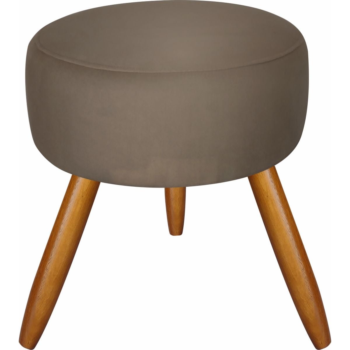 Kit 6 Poltronas Decorativas Lara Capitonê E 2 Pufs Capuccino - 6