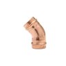 Cotovelo 45° em Cobre com Solda Bolsa 22 X Bolsa 22 - 1
