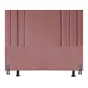 Ver imagem 1 de Cabeceira Casal 140 Cm Linho Frame Estofada Cama Box Moderna:rose