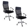Kit 2 Cadeiras de Escritorio Nagano Tela Mesh Ergonômica - 1