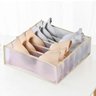 Colmeia Organizadora Gaveta Tela Nylon Respirável 32x32x12cm:bege - 1