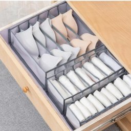 Colmeia Organizadora Gaveta Tela Nylon Respirável 32x32x12cm:bege - 6