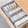 Colmeia Organizadora Gaveta Tela Nylon Respirável 32x32x12cm:bege - 6