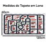 Tapete Pista de Carrinhos 4 Infantil Ilustrado Criança Lona - 3