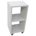 Ver imagem 4 de Mesa de Cabeceira MDF com Rodinhas Giratórias