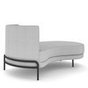 Ver imagem 7 de Sofá Chaise Longue Sala de Estar Living Lucca Direito D02 Bouclê Cinza B-56 - Lyam Decor