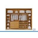 Ver imagem 5 de Guarda Roupa Casal 2 Portas 4GAVS Samara Peroba/Offwh Europa
