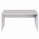 Ver imagem 2 de Escrivaninha Escritorio 150cm x 70cm Pe Painel MDF-MDP Cinza F5 Office
