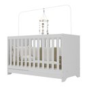 Ver imagem 1 de Berço 3 em 1 para Colchão 60x130cm Pipoca Multimóveis Bb0527 Branco