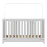 Berço 3 em 1 para Colchão 60x130cm Pipoca Multimóveis Bb0527 Branco - 6